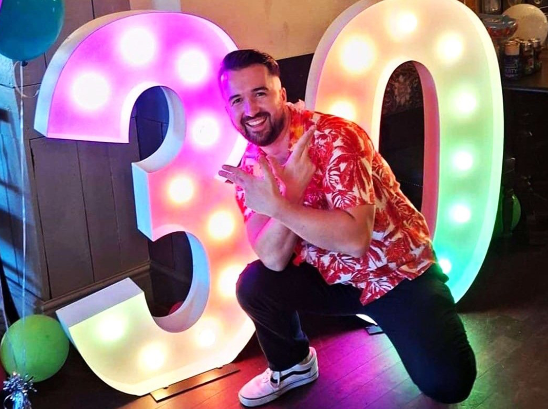 Light-Up Letters & Numbers Hire Dorset | Ultimate Party Nights